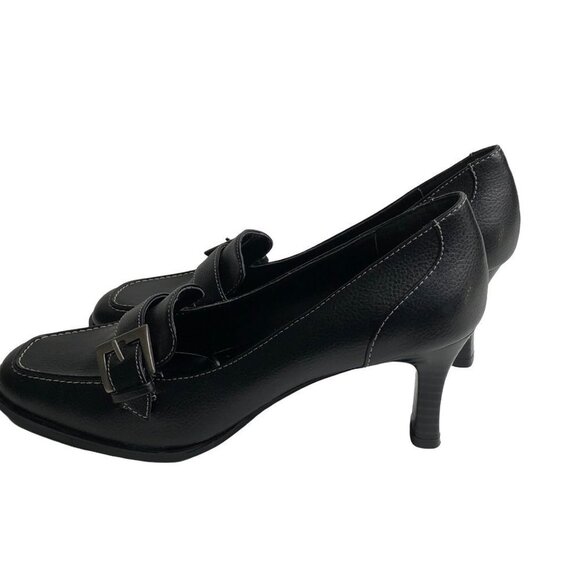 MOOTSIE TOOSIE MORUBIEK BLACK HEEL PUMPS WOMEN SHOES SIZE 6 - Picture 3 of 9